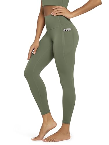 Image of ODODOS Buttery Soft Lounge Yoga Leggings with Pockets for Women 23 inch / 25 inch /28 inch High Waist Yoga Pants