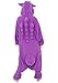 SAZAC Gengar Pokemon Kigurumi - Onesie Jumpsuit Halloween Costume (Purple)