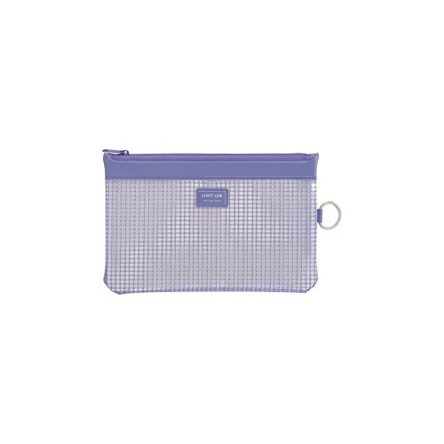 Bolsa de malla LIHIT Lab. B6 azul violeta para organizar documentos