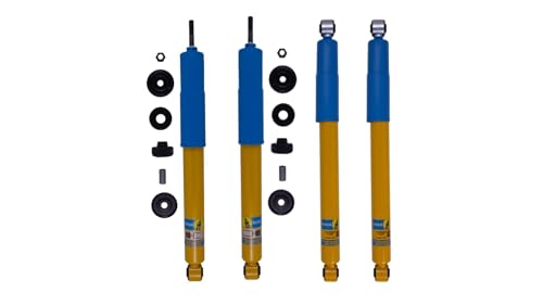 TrendsAuto 4600 Series Set of Front & Rear Shocks with Rear Air Leveling Suspension fits 2019 2025 Ram 3500 4WD - Fade Free Performance, Digressive Piston, Optimal Performance - TrendsAuto Decal