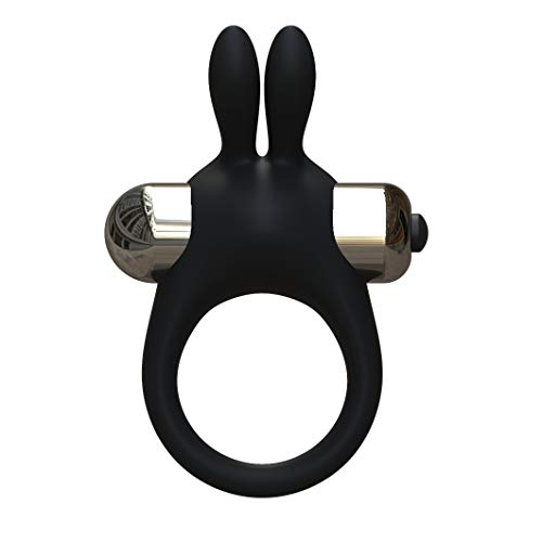 Loving Joy Anillos de Polla Anillo Vibrador para Pene de Silicona con Forma de Conejo 100 g