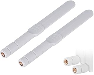4G LTE Antenna, 10dBi SMA Antenna (2 Packs) 16cm Omnidirectional Network External Antenna for 3G/4G LTE Modem Router, Mobile Hotspot Security Camera Huawei B525, B612, B593, ZTE MF283 286-SMA Male