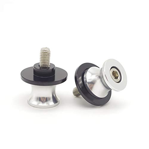 AKDSteel Motorcycle Swingarm Spools Slider Stand Screw for Yama-ha HO-NDA Kawasa-ki Suzu-ki 8mm silver products