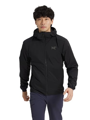 Arc'teryx Atom Hoody Men's - Redesign | Lightweight Insulated Jacket for Men with Hood | Moisture and Wind Resistance | Black, X-Large