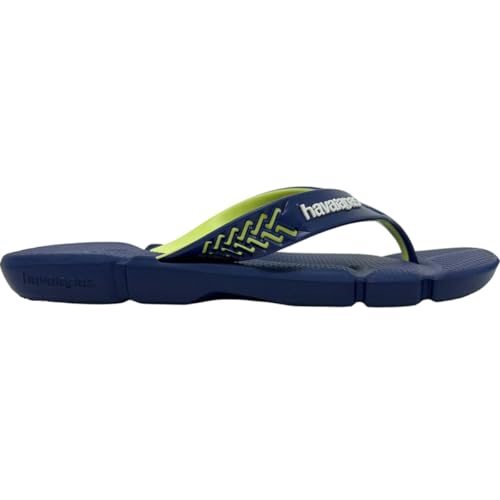 Chinelo Masculino Havaianas Power 2.0 (Marinho/Azul, BR, Adulto, Faixa Numérico, M, 41, 42)
