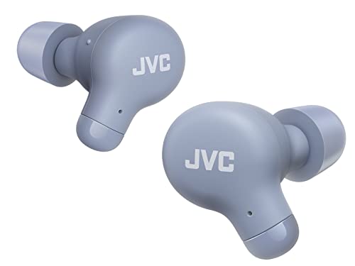 Jvc New Marshmallow True Wireless Earbuds Headphones, Long Battery Life (Up To 28 Hours), Sound With Neodymium Magnet Driver, Including Memory Foam Earpieces - Haa18Ta (Blue) #TOP26