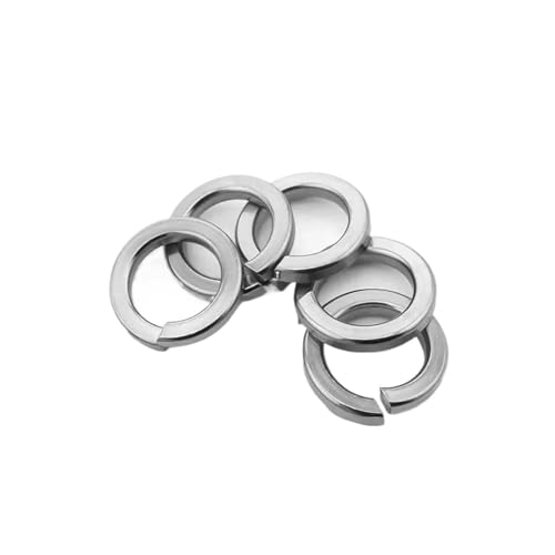 304ステンレス鋼スプリングワッシャースプリットロック弾性ガスケット機械家具組み立て修理ガスケットファスナーアクセサリー(1000pcs M2.5)