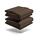 Mezzati Luxury Bed Sheet Set - Soft and Comfortable 1800 Prestige Collection - Brushed Microfiber Bedding (Brown, King Size)