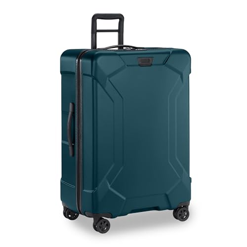 Image of Briggs & Riley 30 inch Large Spinner - Checked Luggage for Travel, Suitcases with Wheels, Hardside Rolling Bag for Men & Women, Self-Repairing Zipper - Torq Collection, Ocean