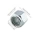 YHXiXi 5PCS 5/8-11inch Galvanized Nylon Insert Hex Lock Nut 304 Stainless Steel Self Locking Coarse Thread Bolt 0.93x0.74inch for Home Farm Commercial Automotive and Industrial Use