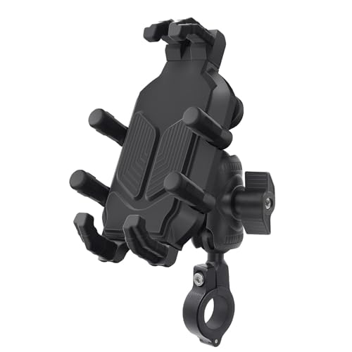 Nishiyuenyi Motorcycle Phone Mount Bike Phone Mount for 21-28mm Handlebar