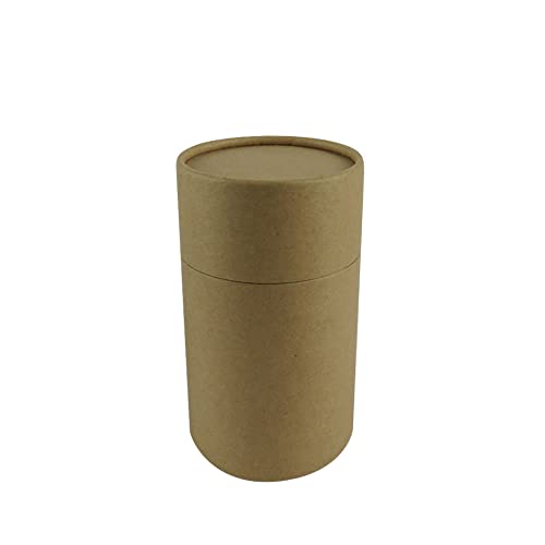 Image of WENPACK 12Pack Paperboard Tube with Lid Round Cardboard Box Container (2.84 inch D*6.62 inch H, Kraft)