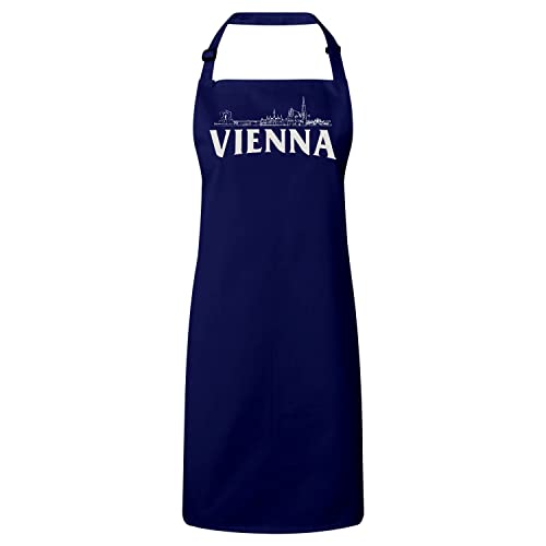 Tablier cuisine premium navy à porter pour vos dîners inspirés de Mozart