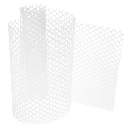Hohopeti Balcony Safety Net for Pets, Breathable White Pp Plastic Protective Netting, Easy Installation Balcony Screen Guard for Stairs and Railings to Prevent Falling