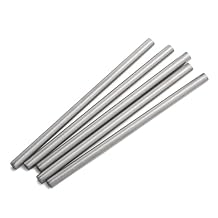 Steel Rod, 304 Stainless Steel Rod, 1pc Diameter 2mm 3mm 4mm 5mm 6mm 8mm 10mm Linear Shaft Round Rod Ground Rod 100mm 200mm 300mm 400mm 500mm LongDiameter 3mm