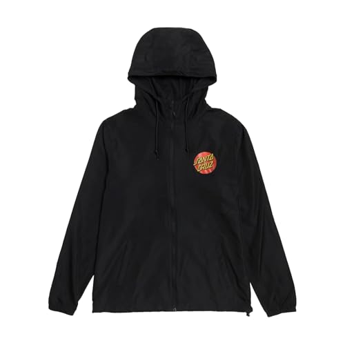 SANTA CRUZ Cruz Hooded Windbreaker L/S Jacket Black XXL Mens2