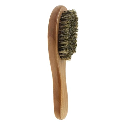 Didiseaon Beard Comb for Men 2pcs Beard Brush Set Wooden Handle Gentle Bristles Beard Styling Maker