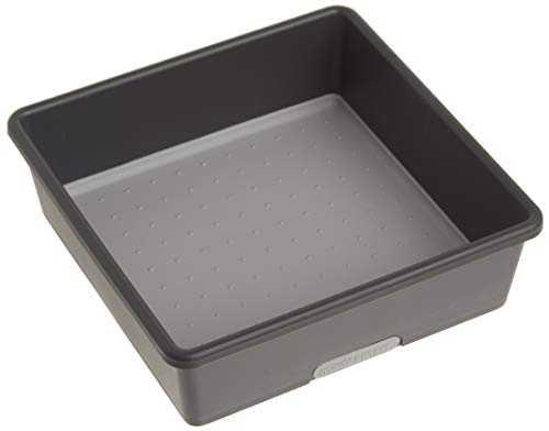 madesmart Classic 6 x 6 Bin - Granite CLASSIC COLLECTION Multi-Purpose Storage Organizer Soft-grip Lining and Non-slip Rubber Feet Easy to Clean Durable BPA-Free