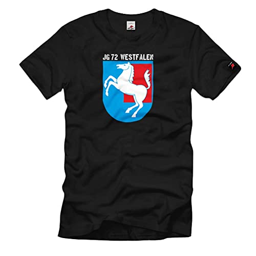 T-Shirt Luftwaffe Copytec JG 72 Bundeswehr en noir taille XL pour homme