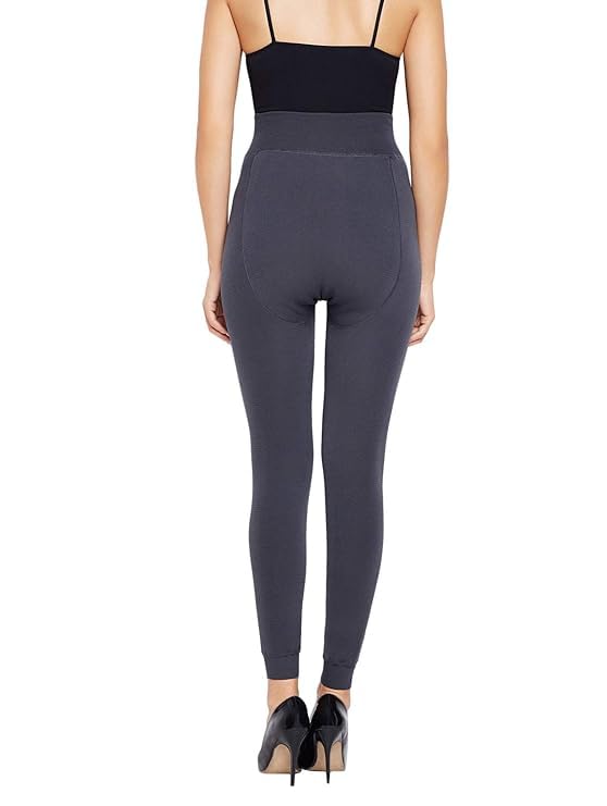 Image of Brachy Women's Winter Thermal Hot Fur Velvet Skinny Fit Jegging, Stretchable High Waist Leggings Without Socks | Footless Skinny Fit Winter (BCA WINTERCUTLEGZ1-P)