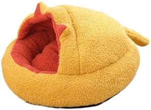 Round Cat Bed for Dog Cushion Pet Mat Long Plush Cat's House Sleeping Bag Sofa Puppy Kennel Accessories(Black,Small) image 4