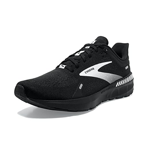 Brooks Men’s Launch GTS 9 Supportive Running Shoe - Black/White - 10
