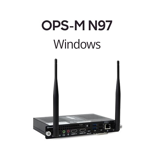 Image of Promethean OPS-M N97 8GB DDR5 RAM, 256GB SSD, UHD Graphics, Wi-Fi 6, Bluetooth 5.2, 4K HDMI, OPS Slot-in PC Module for Interactive Displays