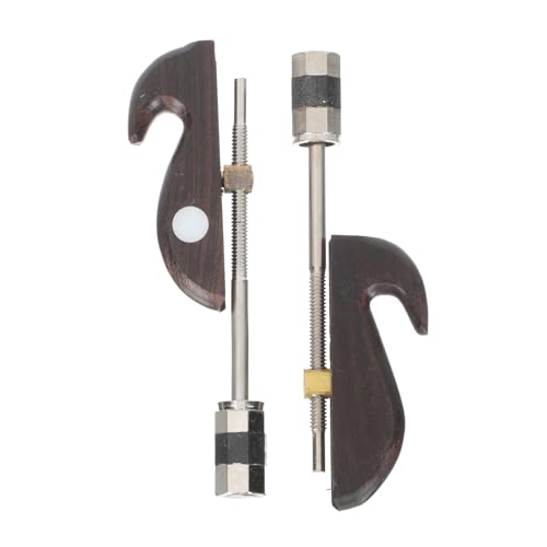 FAVOMOTO Erhu Bow Replacement Parts: Iron Screw Head Fittings for Erhu Bows Instrument, Professional Musician Accessories - 2PCS Set