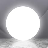 Hochwertige Qualität & Sicherere Schale: Das Kunststoffgehäuse aus hochwertigem Klasse A PC hat eine bessere Lichtdurchlässigkeit und Intensität als andere Deckenlampen, es ist stoß, vibrationsfest und isoliertund, deshalb vermeiden Sie elektrischen Schlag und Feuer. Es enthält kein Blei oder Quecksilber, keine gefährlichen Emissionen, keine UV- oder IR-Strahlung, ist stoß- und vibrationsfest und sehr sicher für Ihr Zuhause und Ihre Familie.