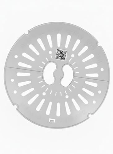 Image of Saftey Cover /Dryer Spin Cap Suitable for LG 6.2kg /6.5kg /6.8kg /7kg /7.5kg. Semi Automatic Washing Machine Spinner Safety Cove /LID Gray (Diameter: 24.5cm) (Pack of 1) Durable Replacement Part