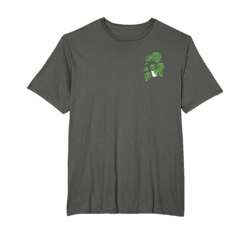 Monstera Deliciosa House Plant Gardener Horticulturist T-Shirt
