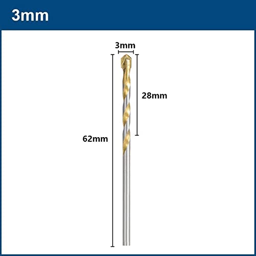 Foret pour carrelage béton verre bois outil de forage 3mm multi-matériaux