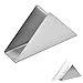 Porte Serviettes de Table en Ainoxydable,Support Serviette Papier Table, Porte Serviettes pour Table, Distributeur de Serviettes Triangulaires en Acier Inoxydable, pour Famille, Restaurant, Hôtel, Bar