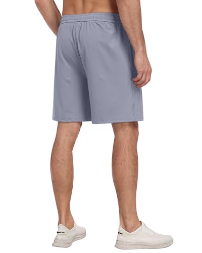 4 Pack Men's Athletic Gym Shorts with Pockets,Running Workout Basketball Hiking Shorts for Men4