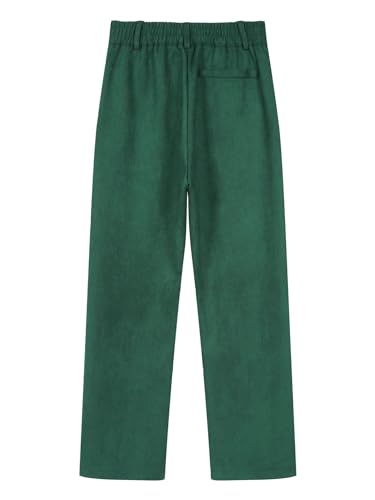 DINORMIN Kids Boys Gentleman Pocket Trousers Pants Outfits Solid Color Long Pants for Wedding3