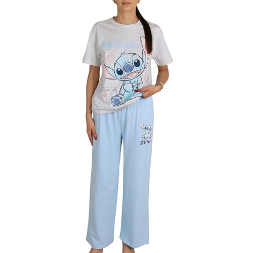 Pyjama deux pièces Stitch en coton doux pour vos soirées cocooning à la maison