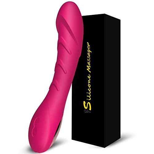 Klassischer G-Punkt Vibrator Vibratoren für sie Sexspielzeug für sie Klitoris Stimulator leise, Silikon Realistische Dildo Extrem 12 Vibration Modi Sexspielzeug (Rosa)