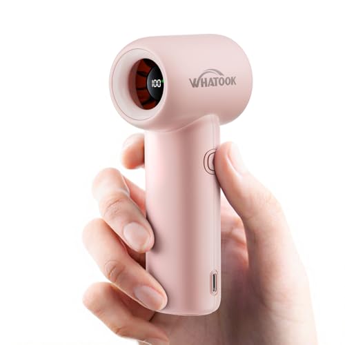 WHATOOK Mini Pocket Fan Portable Handheld Fans,3000mah Small Rechargeable...