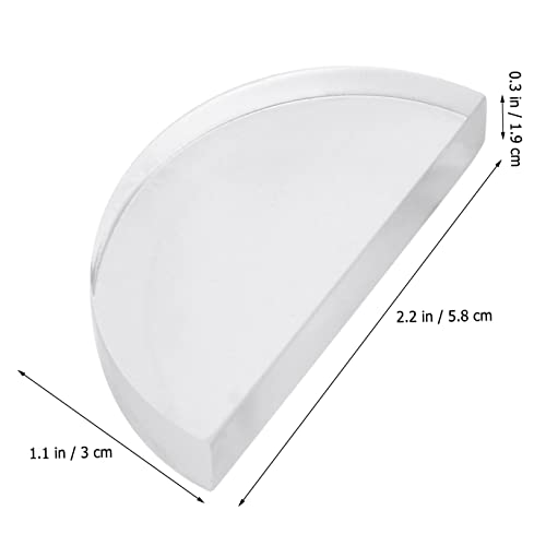 OUNONA Optisches Linsen Set 4-Teilig Physik Lehrmittel Mit Konvexen Und Konkaven Linsen Für Optik Experimente Und Lichtbrechung 2.28X1.18X0.35In