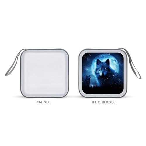 Funda para CD y DVD de gran capacidad archivador de discos portátil para hogar 8