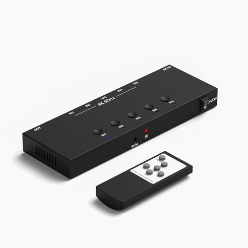 Commutateur HDMI 8K résout le manque de ports pour vos consoles et TV