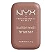 NYX PROFESSIONAL MAKEUP Buttermelt Bronzer, poudre bronzante, tenue de 12 heures, résistant à la décoloration et au transfert, infusé au beurre de karité – ALL BUTTA'D UP