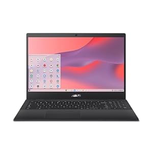ASUS Chromebook CX1, pantalla FHD NanoEdge de 15.6 pulgadas, procesador Intel Celeron N4500, almacenamiento eMMC de 128 GB, 4 GB de RAM, ChromeOS, gris mineral, CX1500CKA-SS48F