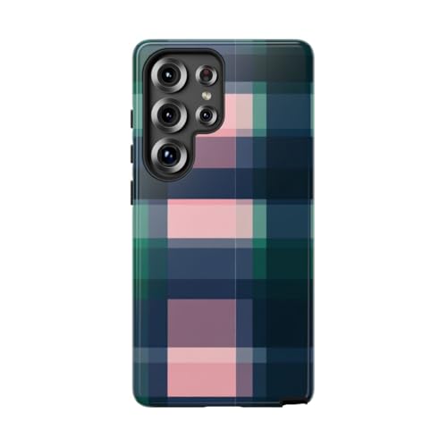 Coque écossaise vert émeraude Samsung S25 Ultra style chic
