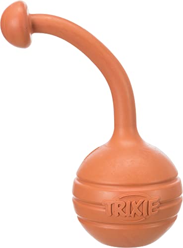 Trixie Wasserspielzeug - Be Eco Ball mit Seil, Ø 6 × 13 cm, Verschiedene