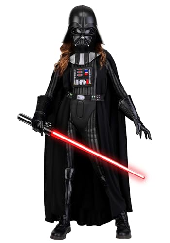 Disfraz completo Darth Vader para niñas con capa y accesorios miniatura 7