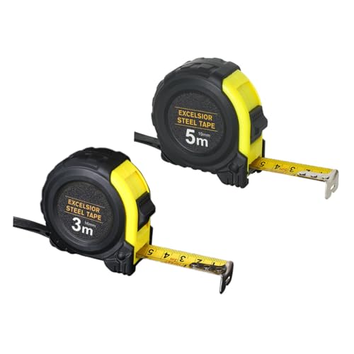 Cinta Métrica Retráctil Kisangel 5m con Escalas Imperial y Métrica miniatura 1