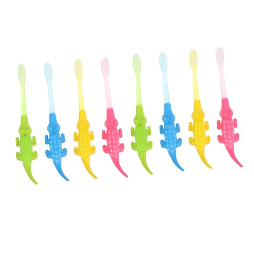 Anneome 8 piezas Cepillo Dientes Niña Cepillo Manual Infantil Suave Cabeza Ergonómica Cuidado Oral Pequeños Limpieza Caries Prevención Colores Surtidos