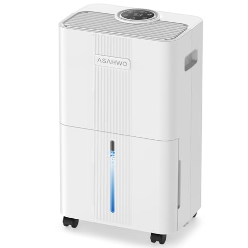 Image of 1600 Sq.ft Dehumidifier for Basement,21 Pints Dehumidifiers for Home with Drain Hose,3 Modes, 24H Timer,Washable Filter, Intelligent Humidistat for Bedroom, Bathroom, Large Room