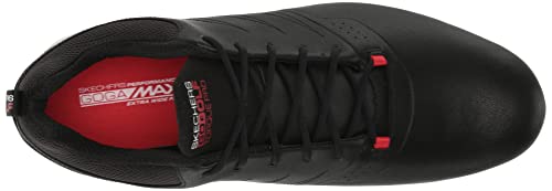 Skechers Mens Torque Pro Waterproof Golf Shoe, Black/Red, 11 Us #TOP4